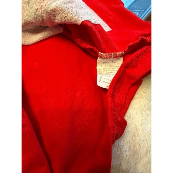 Boden look-Alike Girls Embroidered Reindeer Christmas Dress 3T - Picture 2 of 4